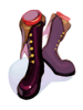 Botas de Couro Preto