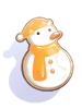 Biscoito de Boneco de Neve
