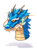 Máscara do Dragão Azul de Prestígio