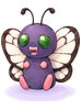 Boneco de Butterfree Shiny