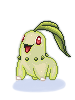 Boneco de Chikorita Shiny