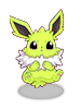 Boneco de Jolteon Shiny