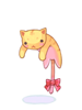 Gatinho Dorminhoco Amarelo