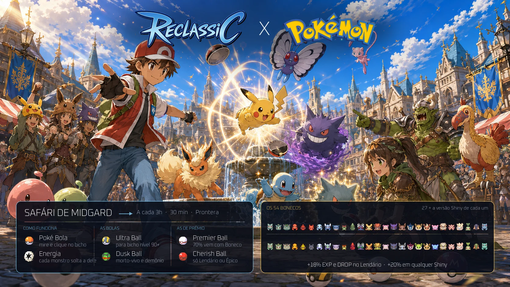 ReClassic x Pokémon — Safári de Midgard